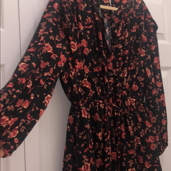 FREE PEOPLE Flower Fields Long-Sleeve Mini Dress - Picture 12 of 16